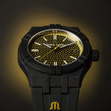 Maurice Lacroix Aikon Tide Kotc Gents Black  Rubber Watch