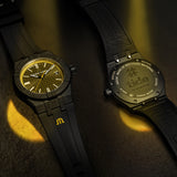 Maurice Lacroix Aikon Tide Kotc Gents Black  Rubber Watch