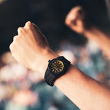 Maurice Lacroix Aikon Tide Kotc Gents Black  Rubber Watch