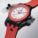 Maurice Lacroix Aikon #tide Black, Red and White