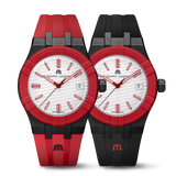 Maurice Lacroix Aikon #tide Black, Red and White