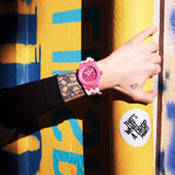 Maurice Lacroix Aikon Tide Quartz 40 mm Pink & White Watch