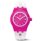 Maurice Lacroix Aikon Tide Quartz 40 mm Pink & White Watch