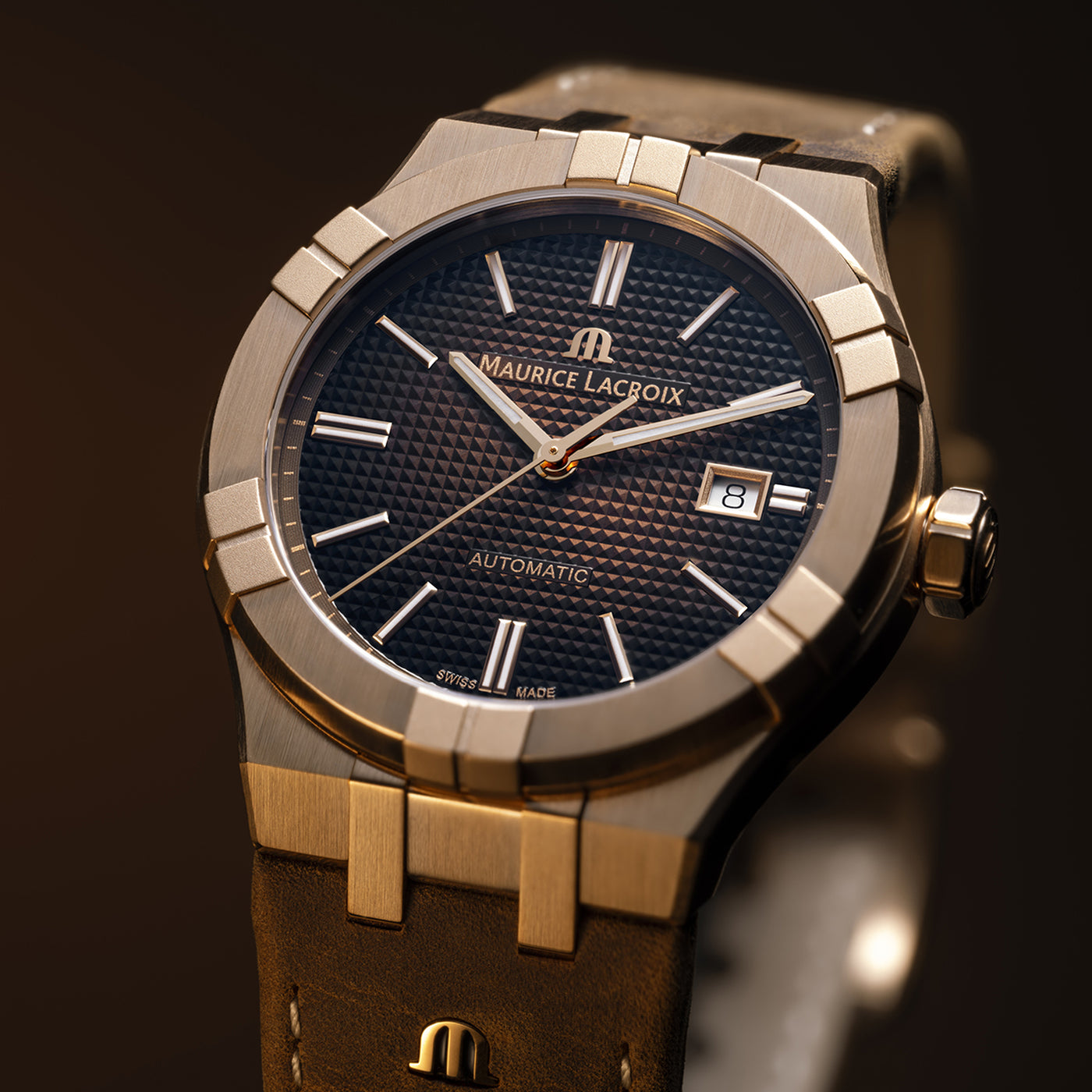 Maurice Lacroix Aikon Gents Automatic Bronze Case Brown Leather Strap Watch | GCC | Luxury Watches | Men | Mens | Mens Watches | Watch | Watches Maurice Lacroix Aikon Gents Automatic Bronze Case Brown Leather Strap Watch | GCC | Luxury Watches | Men | Mens | Mens Watches | Watch | Watches