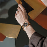 Maurice Lacroix Aikon Gents  Automatic Bronze Case Brown Leather Strap Watch