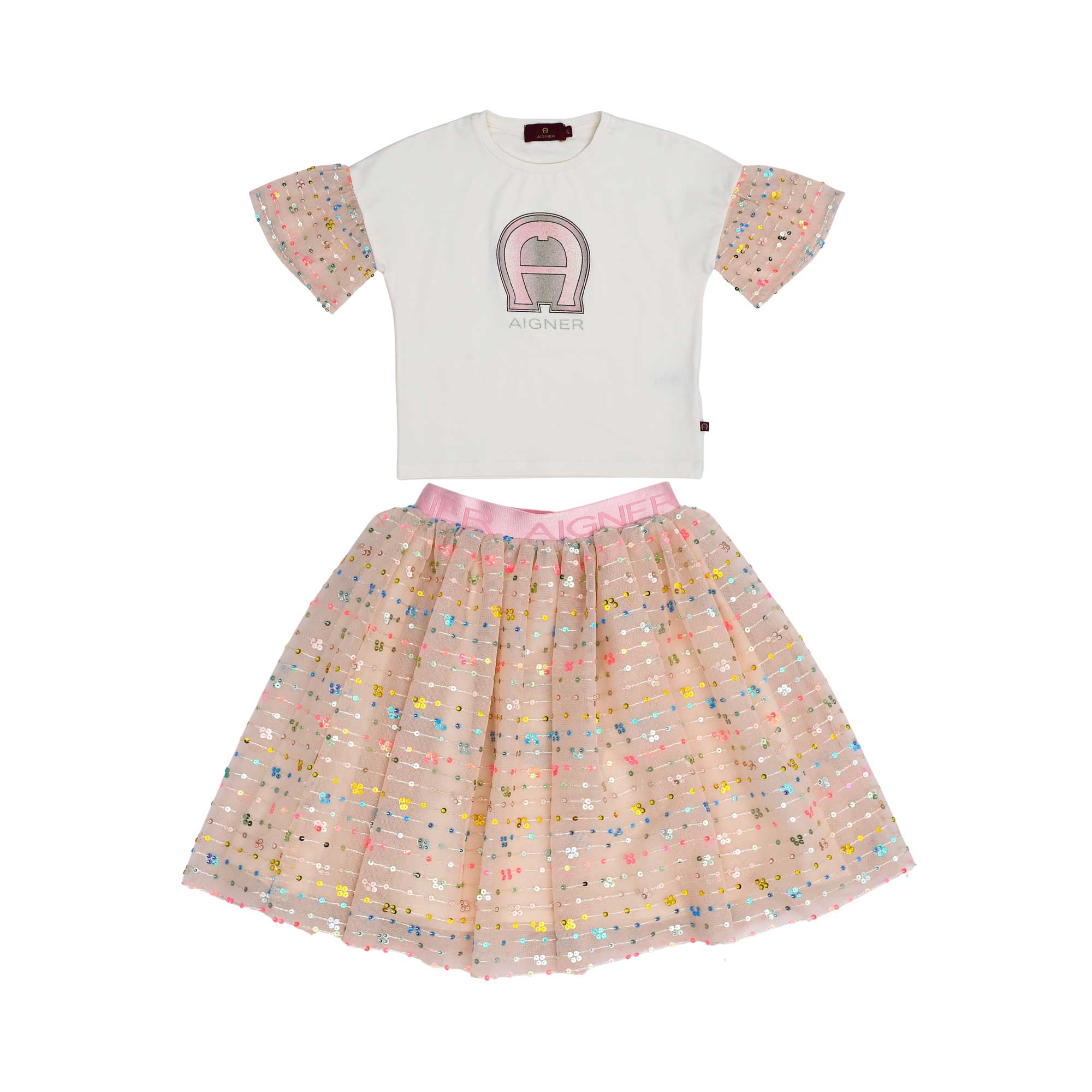 Aigner Kids Girl's White Set T-Shirt & Skirt | GCC | Kids and Teens | Kids and Teens Girl Sets | Kids and Teens Sets | Kids Clothing | Kids Fashion | Kids Girls (3 YRS -16 YRS) | Kids Teen Collection | Sets Aigner Kids Girl's White Set T-Shirt & Skirt | GCC | Kids and Teens | Kids and Teens Girl Sets | Kids and Teens Sets | Kids Clothing | Kids Fashion | Kids Girls (3 YRS -16 YRS) | Kids Teen Collection | Sets