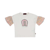 Aigner Kids Girl's White Set T-Shirt & Skirt