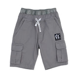 Aigner Kids Boy's White & Grey Set of T-Shirt & Bermuda