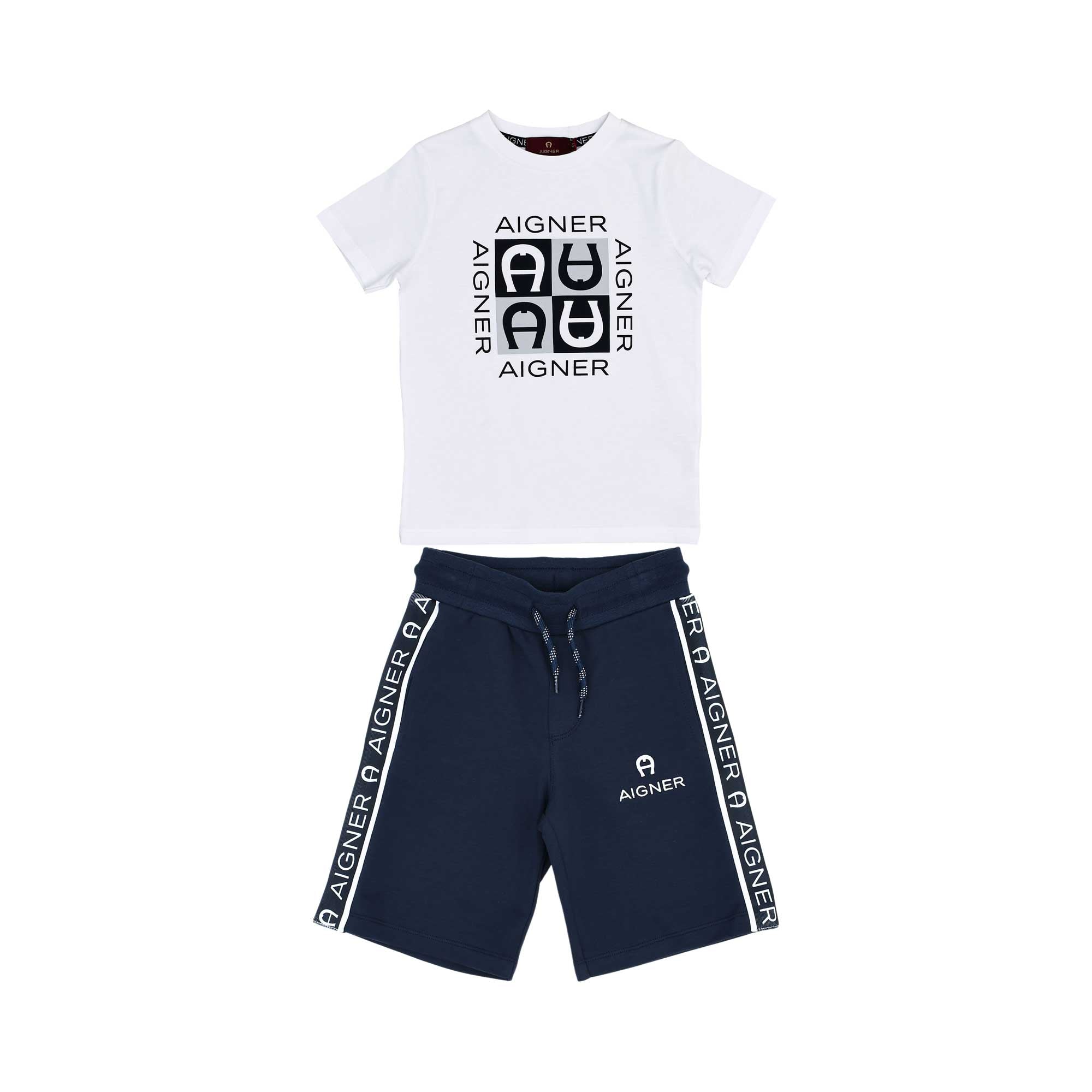 Aigner Kids Boy's White & Navy Set of T-Shirt & Bermuda | GCC | Kids and Teens | Kids and Teens Boy Sets | Kids and Teens Sets | Kids Boys (3 YRS -16 YRS) | Kids Clothing | Kids Fashion | Kids Teen Collection | Sets Aigner Kids Boy's White & Navy Set of T-Shirt & Bermuda | GCC | Kids and Teens | Kids and Teens Boy Sets | Kids and Teens Sets | Kids Boys (3 YRS -16 YRS) | Kids Clothing | Kids Fashion | Kids Teen Collection | Sets