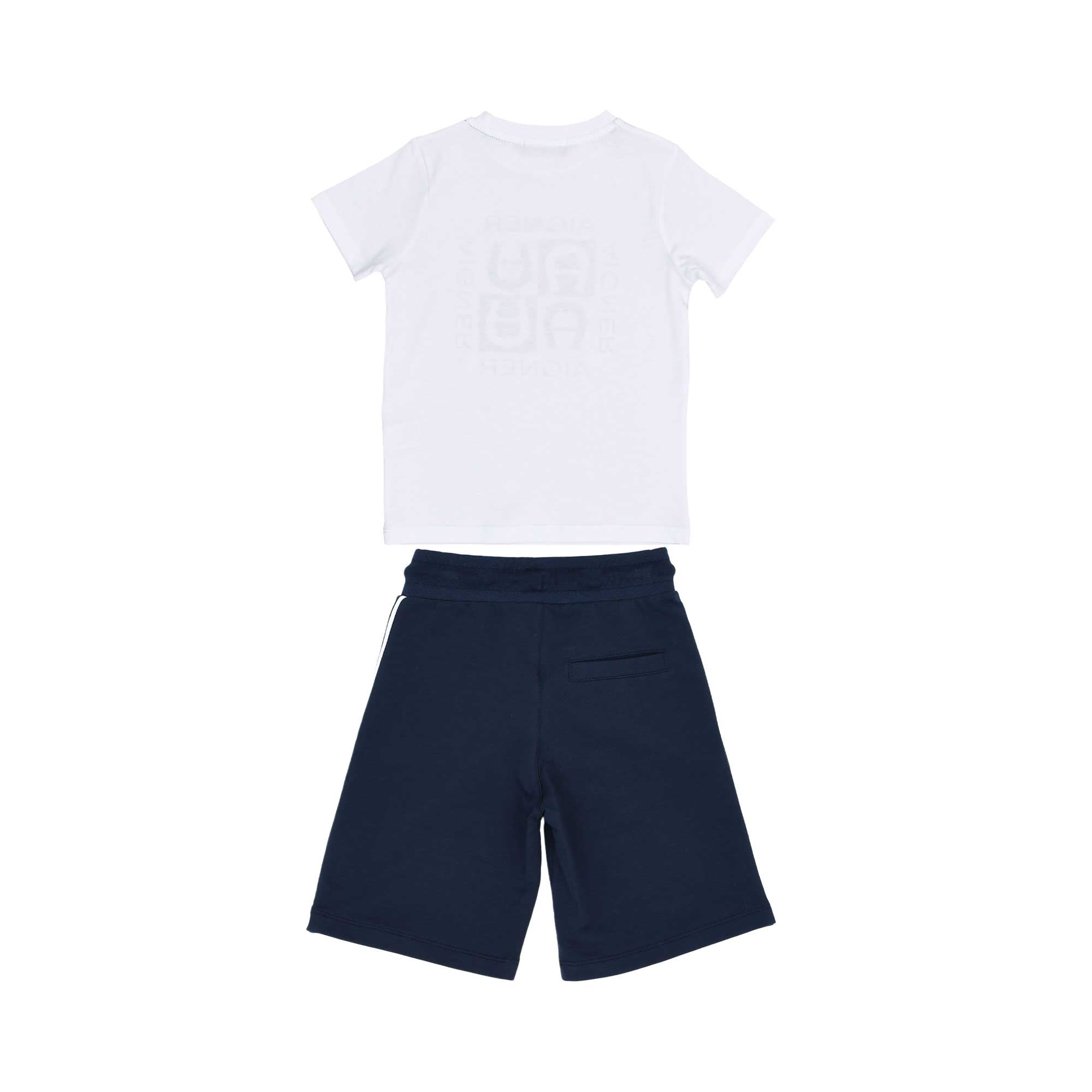 Aigner Kids Boy's White & Navy Set of T-Shirt & Bermuda | GCC | Kids and Teens | Kids and Teens Boy Sets | Kids and Teens Sets | Kids Boys (3 YRS -16 YRS) | Kids Clothing | Kids Fashion | Kids Teen Collection | Sets Aigner Kids Boy's White & Navy Set of T-Shirt & Bermuda | GCC | Kids and Teens | Kids and Teens Boy Sets | Kids and Teens Sets | Kids Boys (3 YRS -16 YRS) | Kids Clothing | Kids Fashion | Kids Teen Collection | Sets