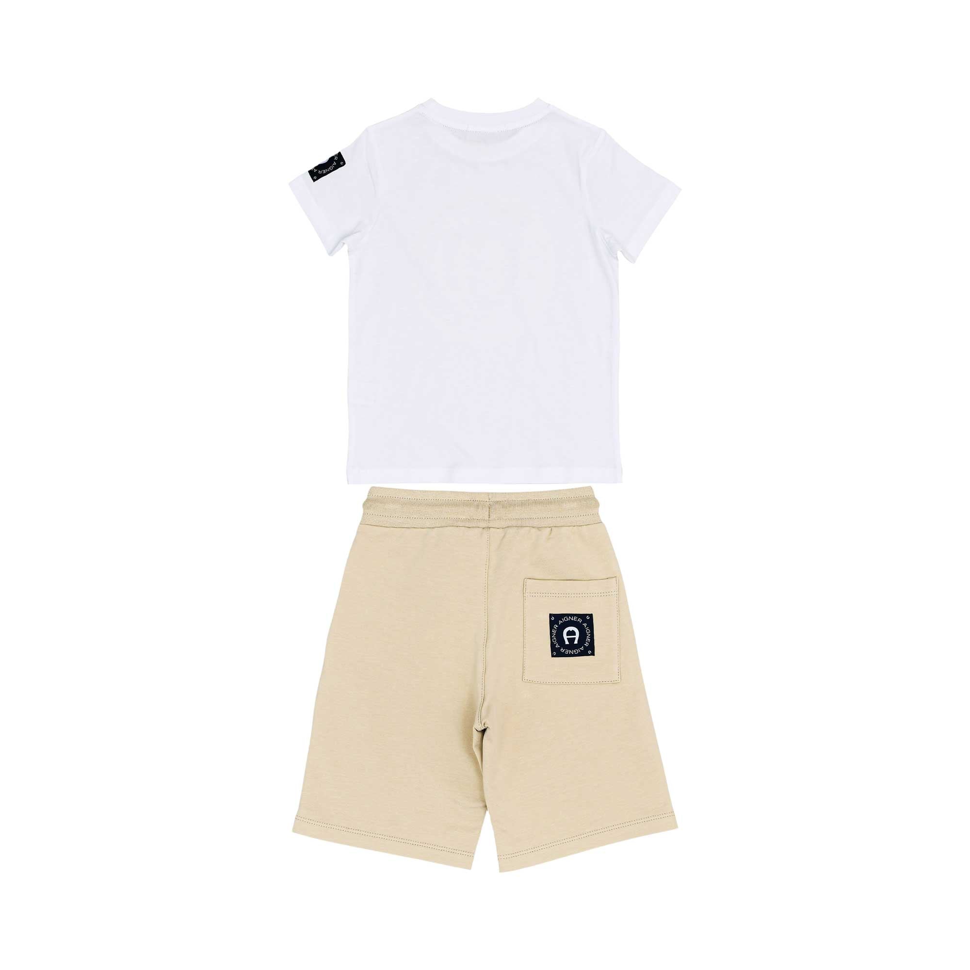 Aigner Kids Boy's White & Beige Set of T-Shirt & Bermuda | GCC | Kids and Teens | Kids and Teens Boy Sets | Kids and Teens Sets | Kids Boys (3 YRS -16 YRS) | Kids Clothing | Kids Fashion | Kids Teen Collection Aigner Kids Boy's White & Beige Set of T-Shirt & Bermuda | GCC | Kids and Teens | Kids and Teens Boy Sets | Kids and Teens Sets | Kids Boys (3 YRS -16 YRS) | Kids Clothing | Kids Fashion | Kids Teen Collection