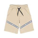 Aigner Kids Boy's White & Beige Set of T-Shirt & Bermuda