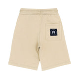 Aigner Kids Boy's White & Beige Set of T-Shirt & Bermuda