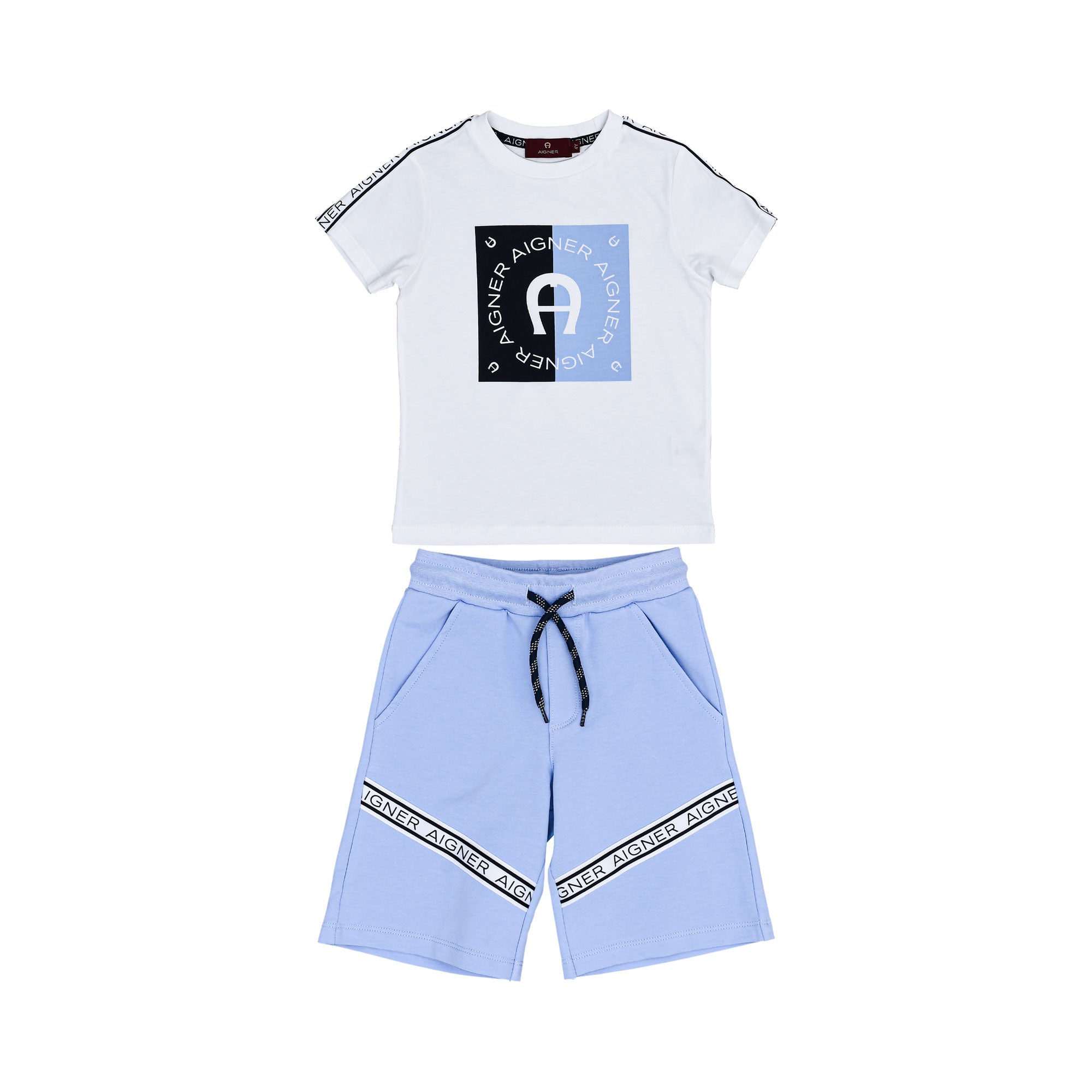 Aigner Kids Boy's White Blue Set T-Shirt & Bermuda | GCC | Kids and Teens | Kids and Teens Boy Sets | Kids and Teens Sets | Kids Boys (3 YRS -16 YRS) | Kids Clothing | Kids Fashion | Kids Teen Collection | Sets Aigner Kids Boy's White Blue Set T-Shirt & Bermuda | GCC | Kids and Teens | Kids and Teens Boy Sets | Kids and Teens Sets | Kids Boys (3 YRS -16 YRS) | Kids Clothing | Kids Fashion | Kids Teen Collection | Sets