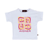 Aigner Kids Baby Girl's Set of T-Shirt & Shorts Pink & White