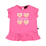 Aigner Kids Baby Girl's Set of T-Shirt & Leggings Pink & White