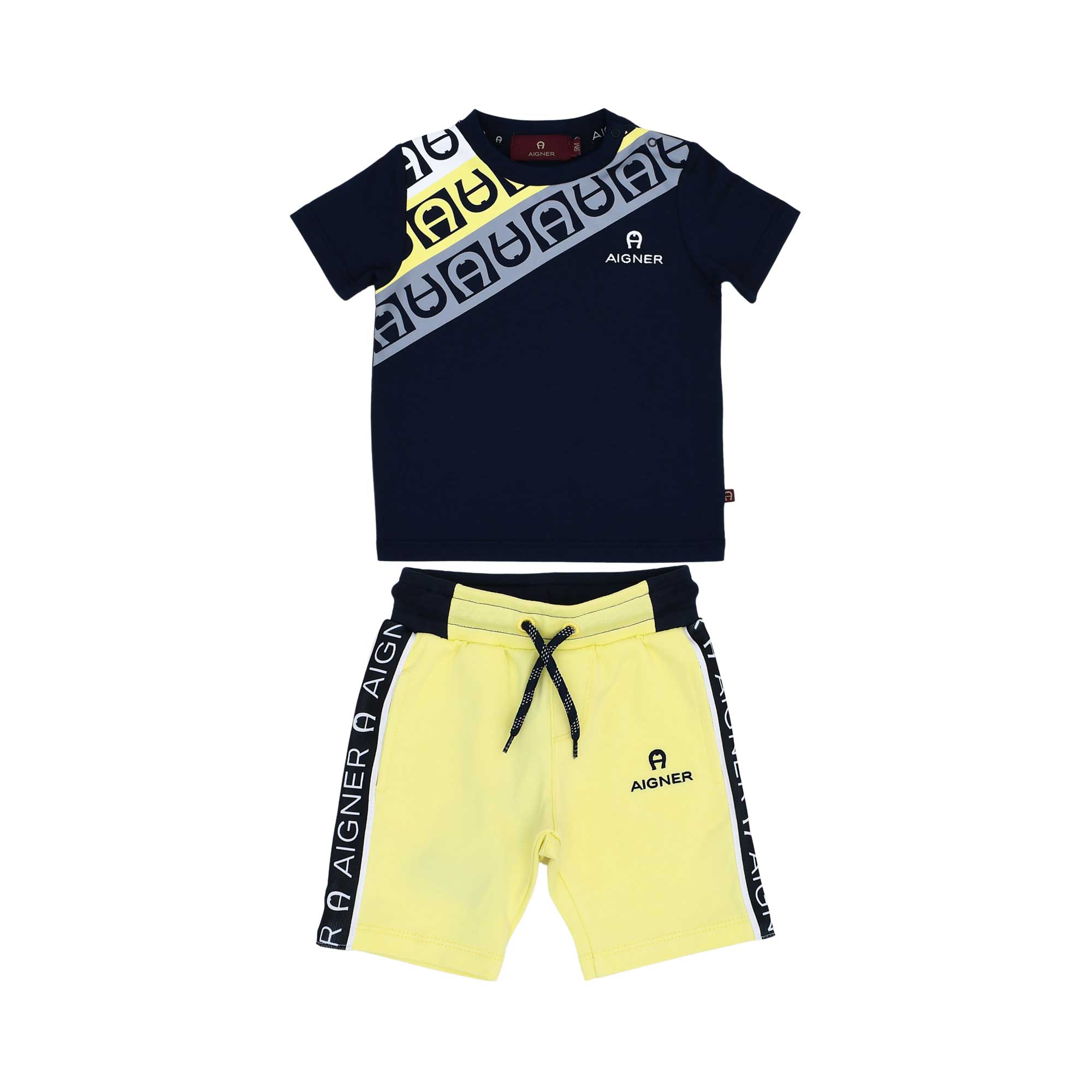 Aigner Kids Baby Boy's Navy & Yellow Set of T-Shirt & Bermuda | Baby | Baby Boy (9M - 36M) | Baby Boy Sets | Baby Collection | Baby Sets | GCC | Sets Aigner Kids Baby Boy's Navy & Yellow Set of T-Shirt & Bermuda | Baby | Baby Boy (9M - 36M) | Baby Boy Sets | Baby Collection | Baby Sets | GCC | Sets