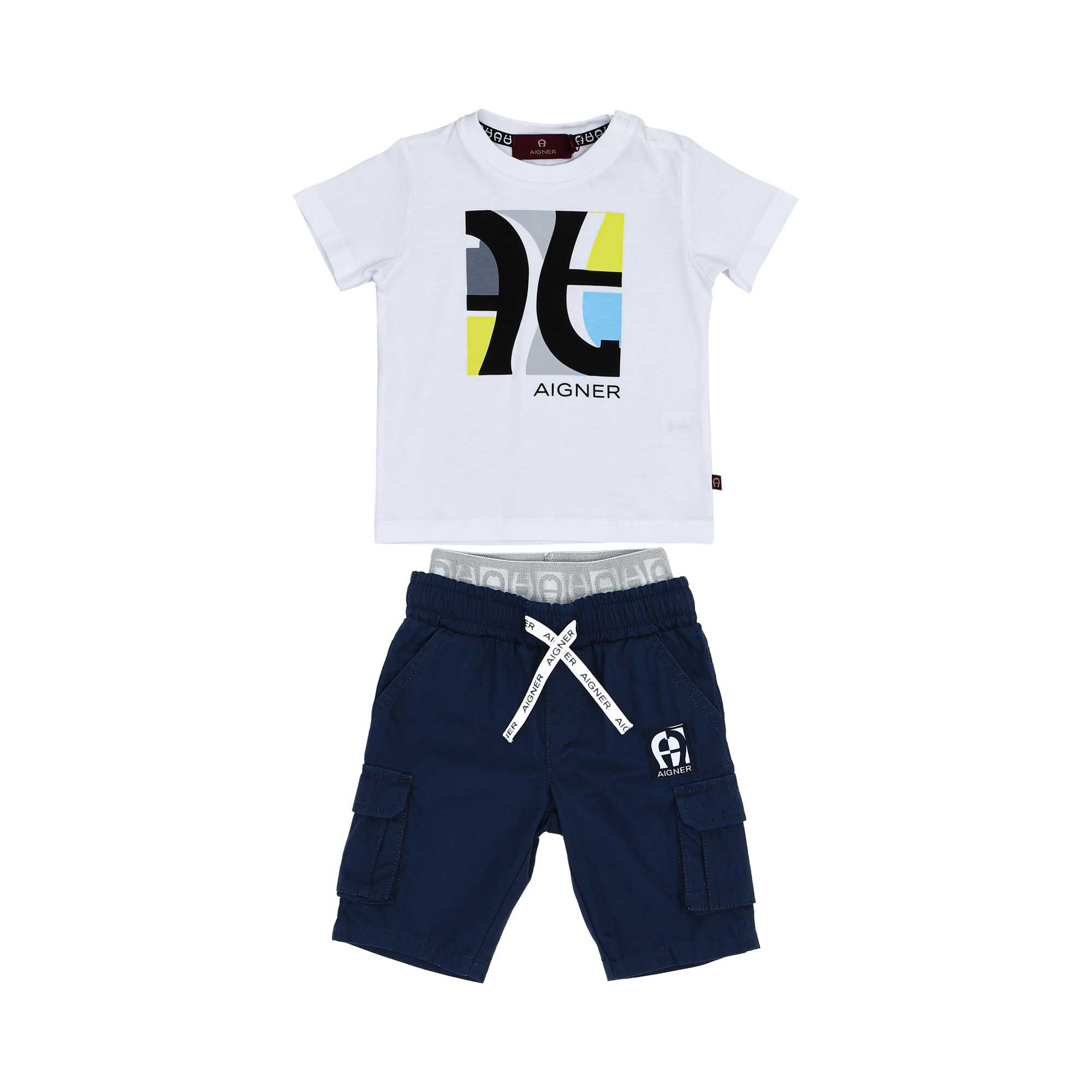 Aigner Kids Baby Boy's Navy & White Set of T-Shirt & Bermuda | Baby | Baby Boy (9M - 36M) | Baby Boy Sets | Baby Collection | Baby Sets | GCC | Sets Aigner Kids Baby Boy's Navy & White Set of T-Shirt & Bermuda | Baby | Baby Boy (9M - 36M) | Baby Boy Sets | Baby Collection | Baby Sets | GCC | Sets
