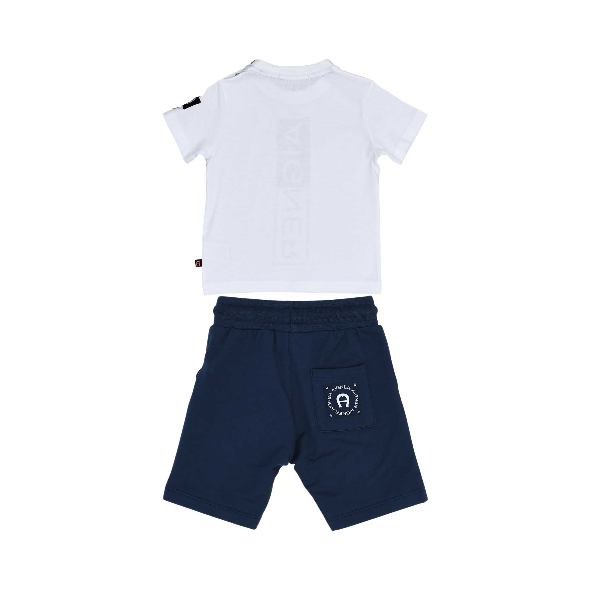 Aigner Kids Baby Boy's White & Navy Set T-Shirt & Bermuda | Baby | Baby Boy (9M - 36M) | Baby Boy Sets | Baby Collection | Baby Sets | GCC | Sets Aigner Kids Baby Boy's White & Navy Set T-Shirt & Bermuda | Baby | Baby Boy (9M - 36M) | Baby Boy Sets | Baby Collection | Baby Sets | GCC | Sets