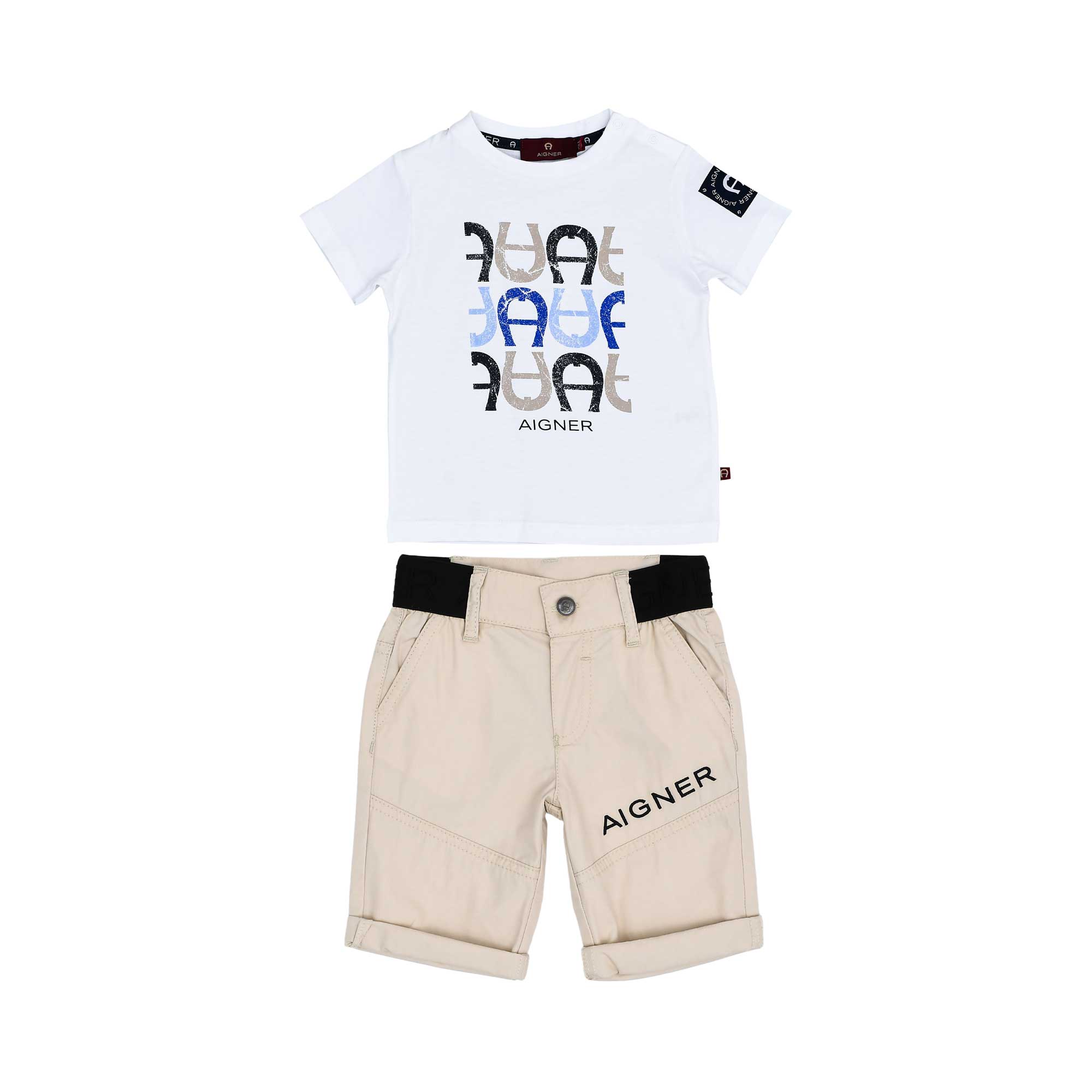Aigner Kids Baby Boy's Beige & White Set T-Shirt & Bermuda | Baby | Baby Boy (9M - 36M) | Baby Boy Sets | Baby Collection | Baby Sets | GCC | Sets Aigner Kids Baby Boy's Beige & White Set T-Shirt & Bermuda | Baby | Baby Boy (9M - 36M) | Baby Boy Sets | Baby Collection | Baby Sets | GCC | Sets