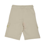 Aigner Kids Boys White Logo T-shirt & Beige Bermuda Shorts Set