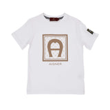Aigner Kids Boys Iconic Logo T-Shirt & Cargo Bermuda Set