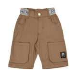 Aigner Kids Boys Iconic Logo T-Shirt & Cargo Bermuda Set