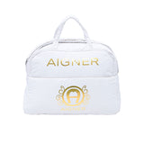 Aigner Kids New Born White Changing Bag, One Size Basic