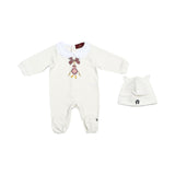 Aigner Kids New Born Girl's White Sleepsuit Set