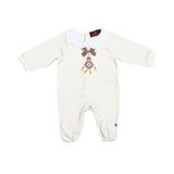 Aigner Kids New Born Girl's White Sleepsuit Set