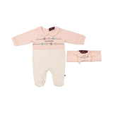 Aigner Kids New Born Light Pink Sleepsuit Set