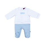 Aigner Kids New Born Boy's Blue Sleepsuit Set