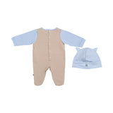 Aigner Kids New Born Boy's Blue Sleepsuit Set