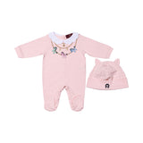 Aigner Kids New Born Girl's Pink Sleepsuit Set
