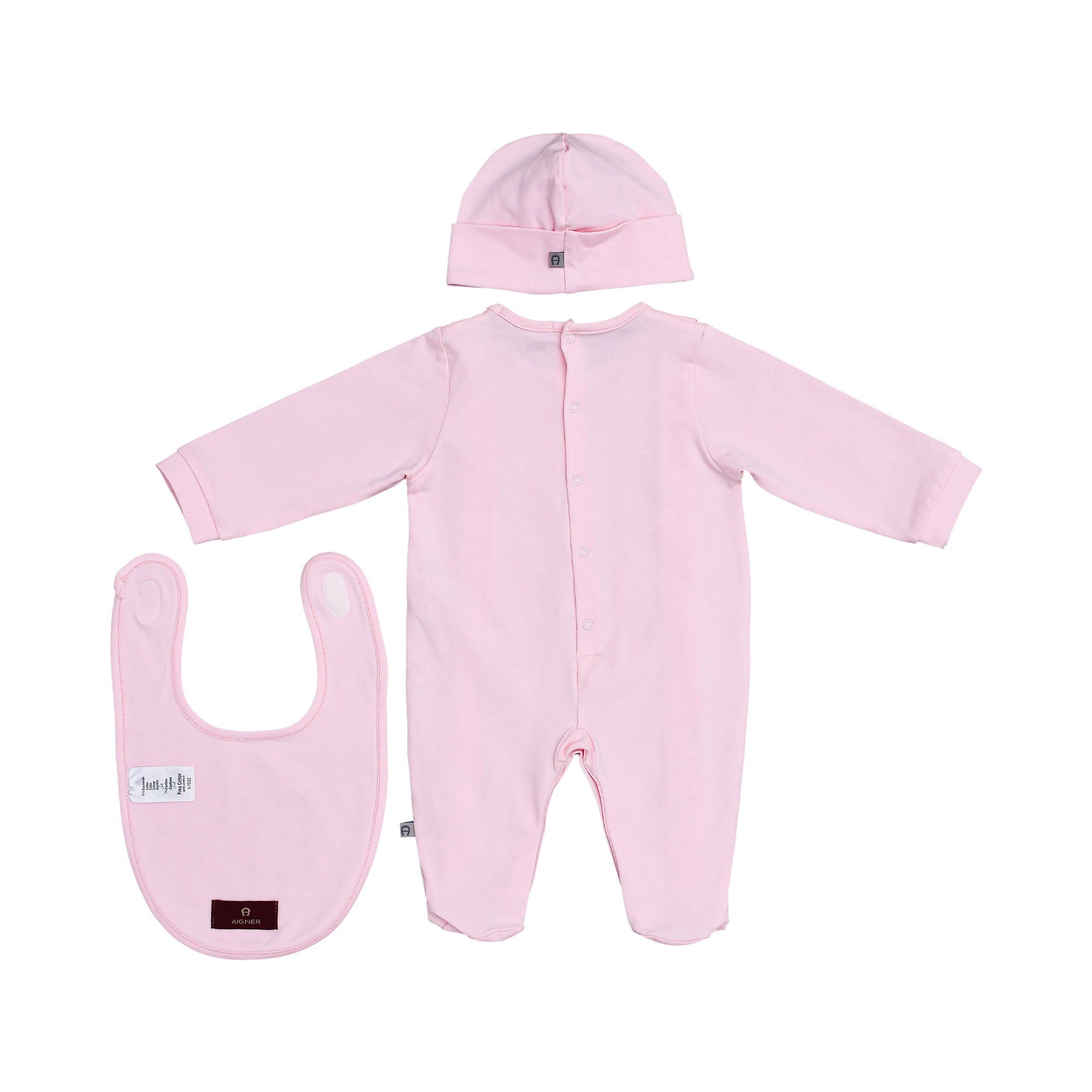 Aigner Kids New Born Girl's Pink Sleepsuit Set | GCC | New Born | New Born Babysuits | New Born Girl (0M - 9M) | New Born Girl Babysuits | New Born Girl Sleepwear | Set Sleepsuit | Set Sleepsuit & Bib & Hat | Set Sleepsuit & Hat | Sleepsuit Set Aigner Kids New Born Girl's Pink Sleepsuit Set | GCC | New Born | New Born Babysuits | New Born Girl (0M - 9M) | New Born Girl Babysuits | New Born Girl Sleepwear | Set Sleepsuit | Set Sleepsuit & Bib & Hat | Set Sleepsuit & Hat | Sleepsuit Set