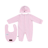 Aigner Kids New Born Girl's Pink Sleepsuit Set