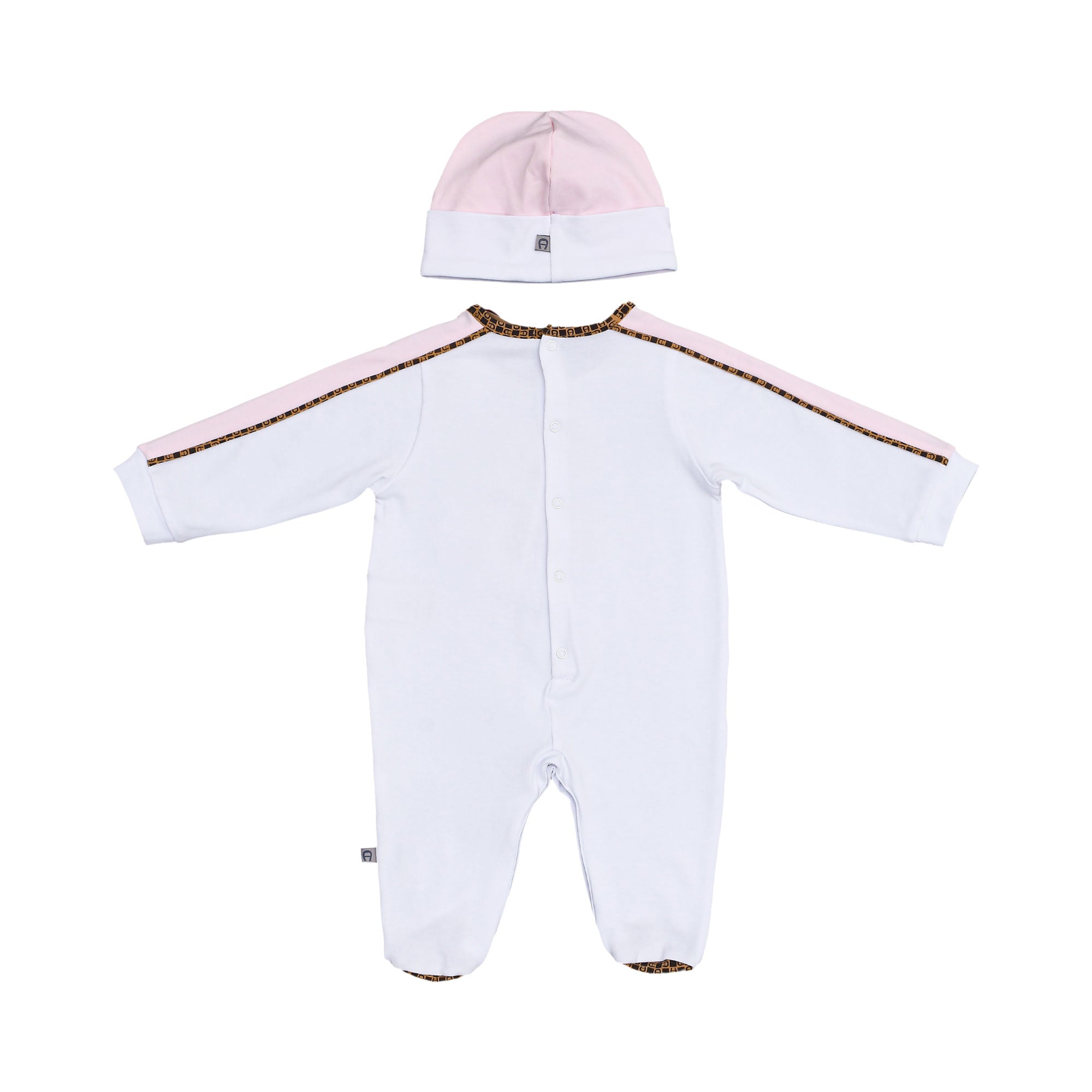 Aigner Kids New Born Girl's Pink & White Sleepsuit Set | GCC | New Born | New Born Babysuits | New Born Girl (0M - 9M) | New Born Girl Babysuits | New Born Girl Sleepwear | Set Sleepsuit | Set Sleepsuit & Hat | Sleepsuit | Sleepsuit Set Aigner Kids New Born Girl's Pink & White Sleepsuit Set | GCC | New Born | New Born Babysuits | New Born Girl (0M - 9M) | New Born Girl Babysuits | New Born Girl Sleepwear | Set Sleepsuit | Set Sleepsuit & Hat | Sleepsuit | Sleepsuit Set
