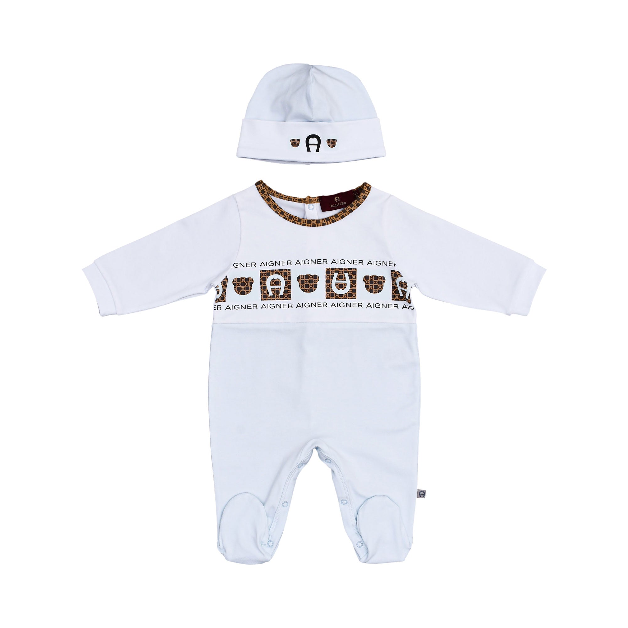 Aigner Kids New Born Boy's Blue Sleepsuit Set | GCC | New Born | New Born Babysuits | New Born Boy (0M - 9M) | New Born Boy Babysuits | Set Sleepsuit | Set Sleepsuit & Hat | Sleepsuit Set Aigner Kids New Born Boy's Blue Sleepsuit Set | GCC | New Born | New Born Babysuits | New Born Boy (0M - 9M) | New Born Boy Babysuits | Set Sleepsuit | Set Sleepsuit & Hat | Sleepsuit Set