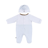 Aigner Kids New Born Boy's Blue Sleepsuit Set