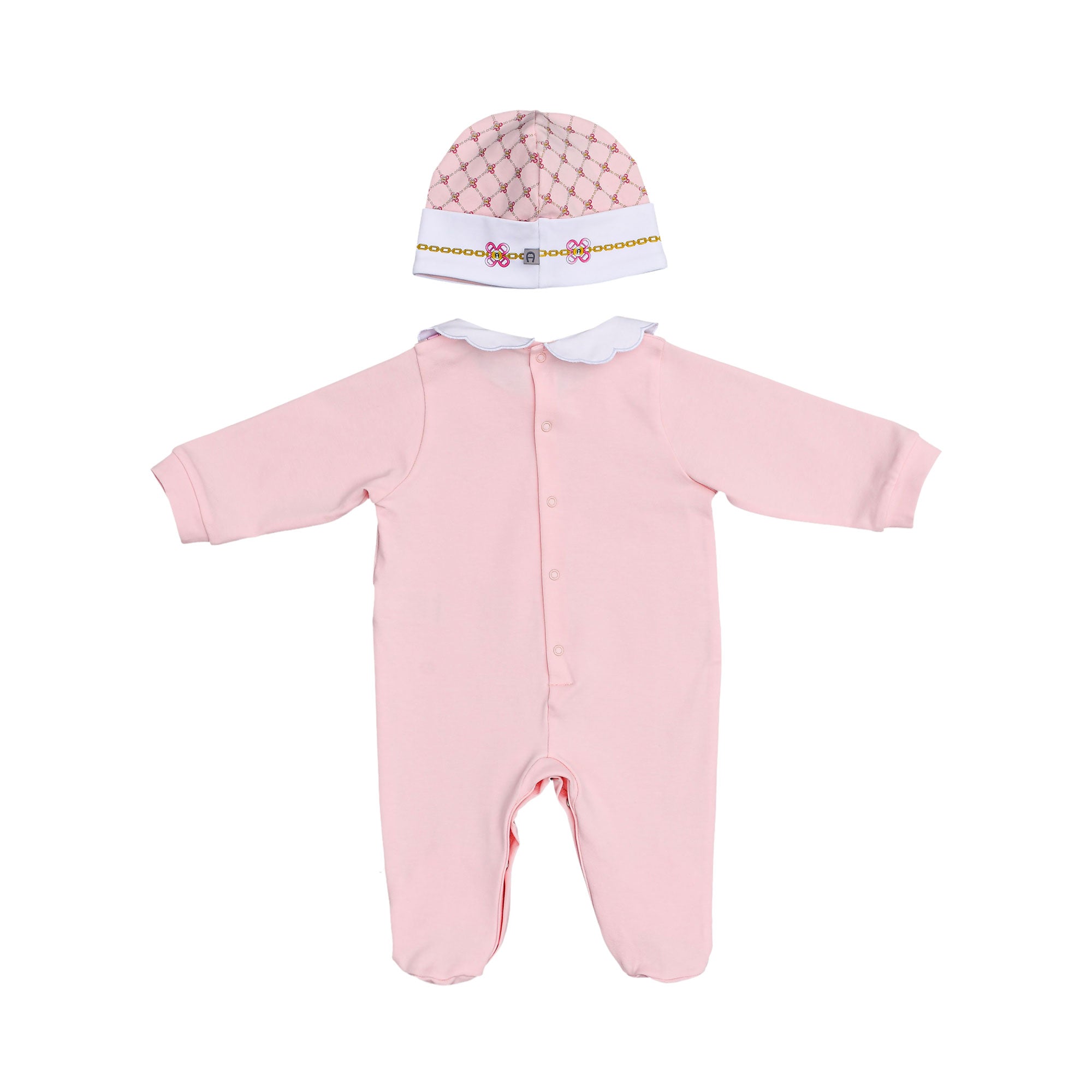 Aigner Kids New Born Girl's Pink Sleepsuit Set | New Born | New Born Babysuits | New Born Girl (0M - 9M) | New Born Girl Babysuits | New Born Girl Sleepwear | Set Sleepsuit | Set Sleepsuit & Hat | Sleepwear Aigner Kids New Born Girl's Pink Sleepsuit Set | New Born | New Born Babysuits | New Born Girl (0M - 9M) | New Born Girl Babysuits | New Born Girl Sleepwear | Set Sleepsuit | Set Sleepsuit & Hat | Sleepwear