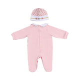 Aigner Kids New Born Girl's Pink Sleepsuit Set