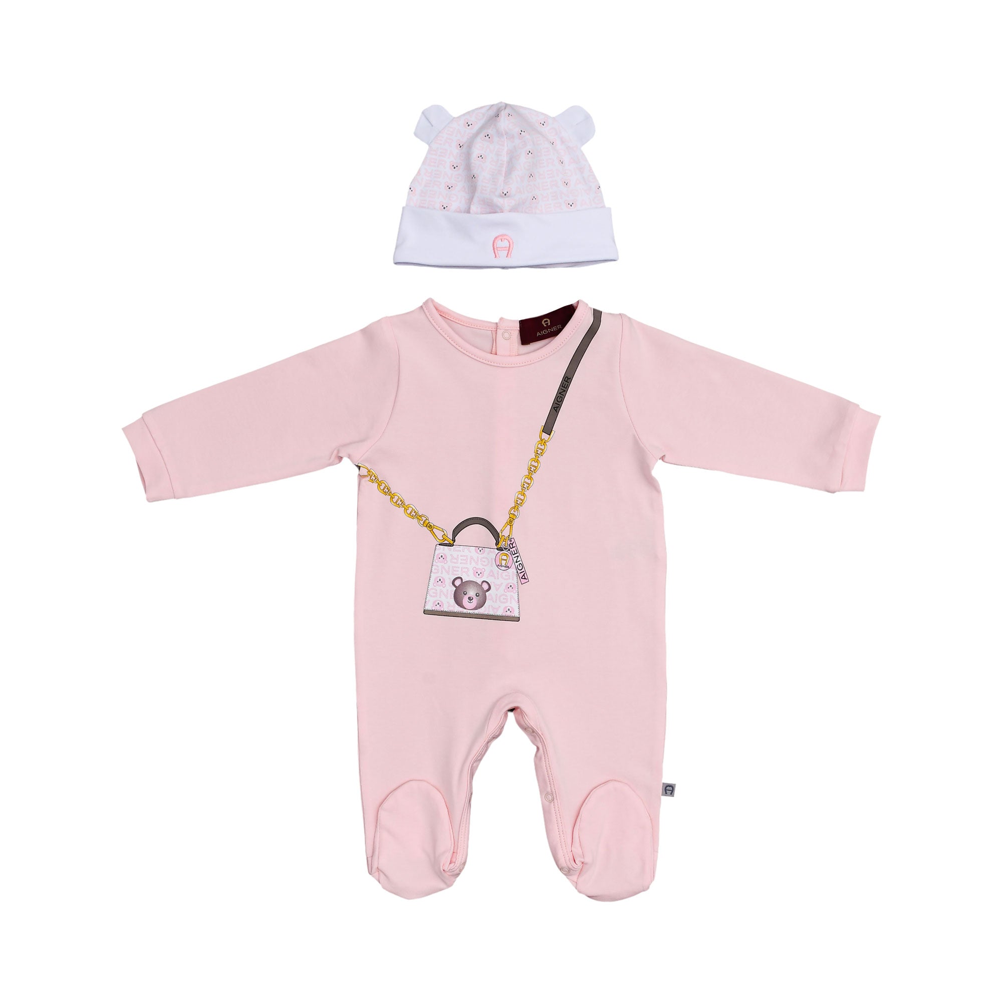 Aigner Kids New Born Girl's Sleepsuit Set | GCC | New Born | New Born Babysuits | New Born Girl (0M - 9M) | New Born Girl Babysuits | New Born Girl Sleepwear | Set Sleepsuit | Set Sleepsuit & Hat | Sleepsuit Set Aigner Kids New Born Girl's Sleepsuit Set | GCC | New Born | New Born Babysuits | New Born Girl (0M - 9M) | New Born Girl Babysuits | New Born Girl Sleepwear | Set Sleepsuit | Set Sleepsuit & Hat | Sleepsuit Set