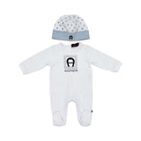 Aigner Kids New Born Baby Boy's Set of Sleepsuit & Hat