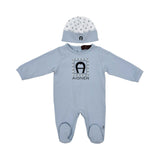 Aigner Kids New Born Baby Boy's Set of Sleepsuit & Hat