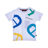 Aigner Kids BabyBoy's Logo White T-Shirt
