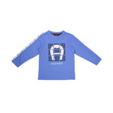 Aigner Kids Boy's Blue Long Sleeve T-Shirt