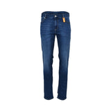 Alberto Men's PIPE  Super Stretch Blue Jeans