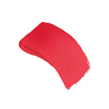 A vibrant reddish-pink blush swatch with a smooth, creamy texture and slightly uneven edges.