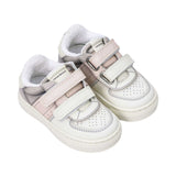 Emporio Armani Kids Girl's Leather Sneaker with Logo