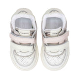 Emporio Armani Kids Girl's Leather Sneaker with Logo
